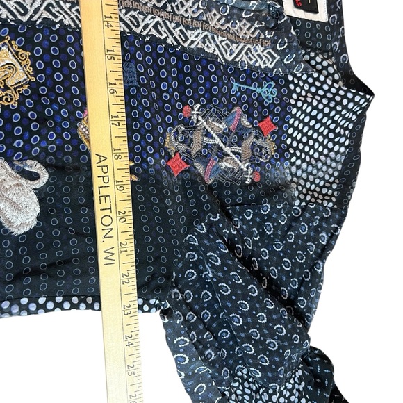 Johnny Was BiYA Embroidered Boho Blouse – Women’s XL - Picture 4 of 12